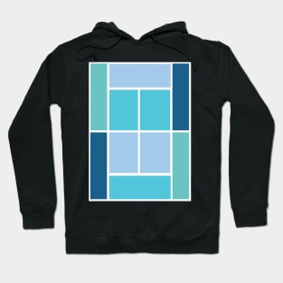 TENNIS COURT COLOR PALLETE Hoodie